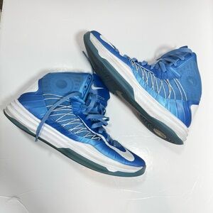 Nike Hyperdunk 2012 Basketball Shoes Sneakers 9 Blue White 524882-400 High Top
